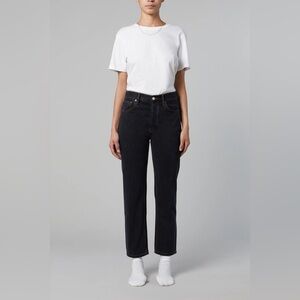 Still Here Tate Jean in Washed Black, size 26